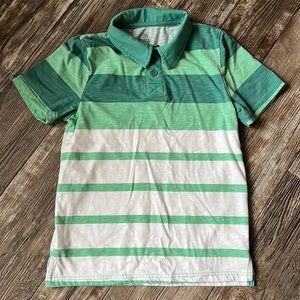 Rustic Blue Kids Collared Shirt.